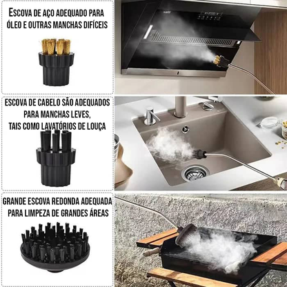 Tudo-em-um pressurizado Steam Cleaner